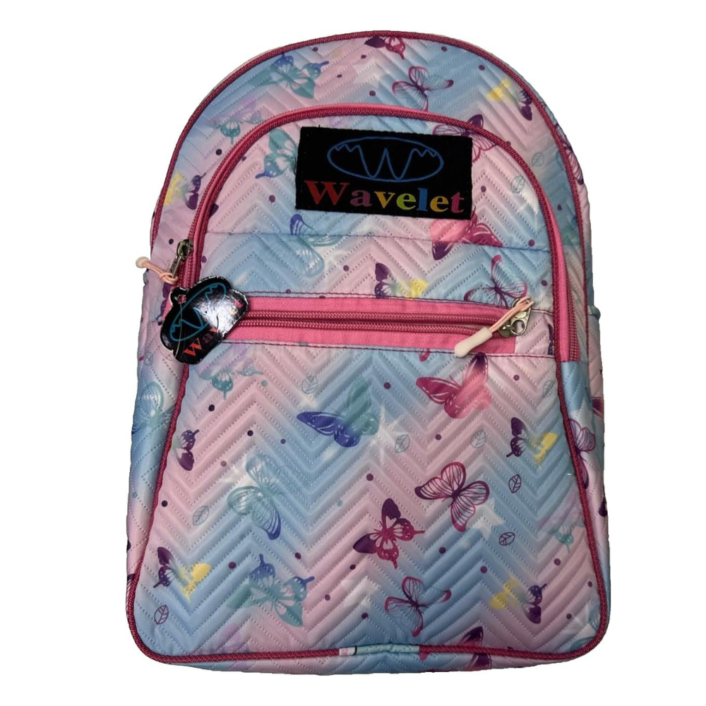 Untitled design - 2026-02-20T155451.113 Wavelet Hiker, Traveler & Biker Essential Backpack (Butterfly Rainbow) for Ladies - Image 1